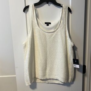 Simply Vera white crochet matching set in white